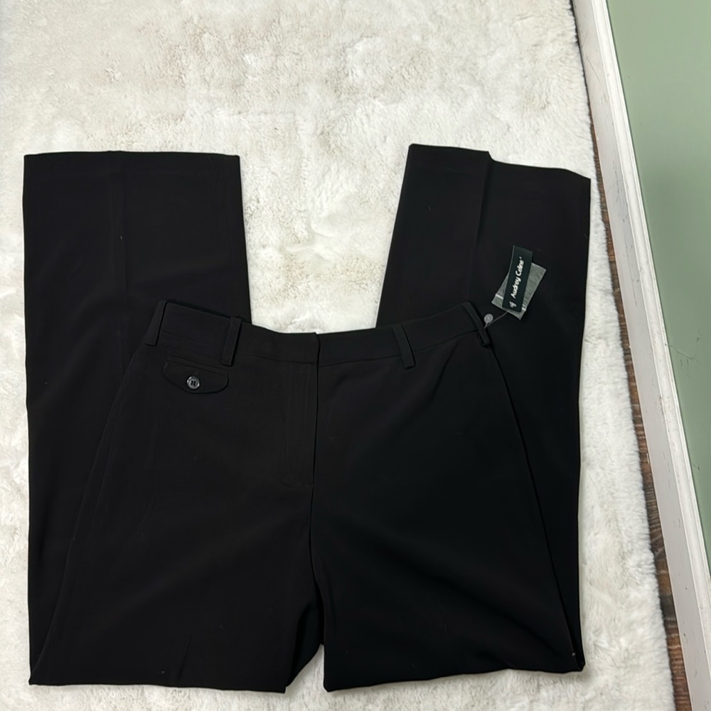 NWT, Audrey Celine black dress pants size 10